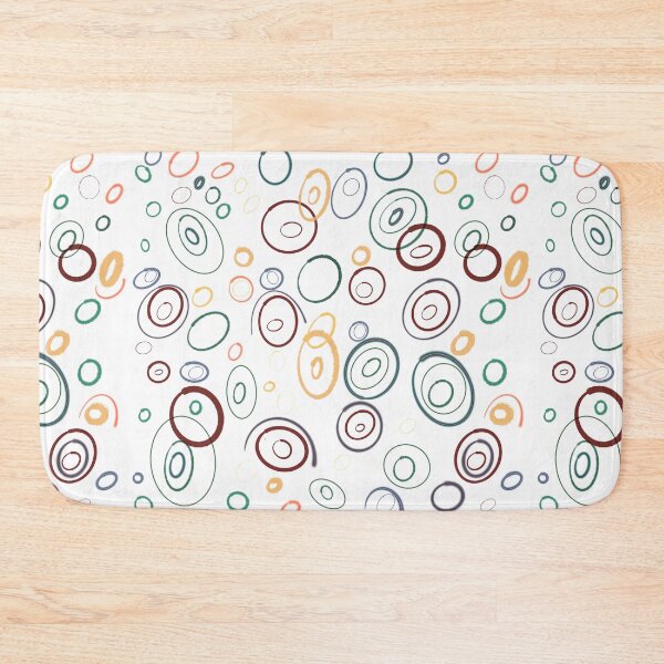 Item preview, Bright Yellow Red Green Bauble Circles Pattern - Christmas designed and sold by jolabrese.