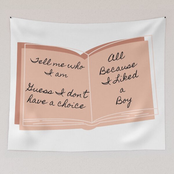 Item preview, Because I liked a boy lyric  designed and sold by katiebca2.