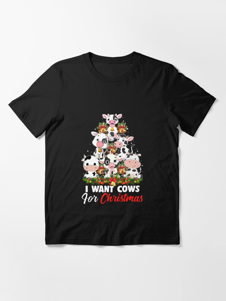 Discover Cow Christmas T-shirt, I Want Cows For Christmas Cute Cows
