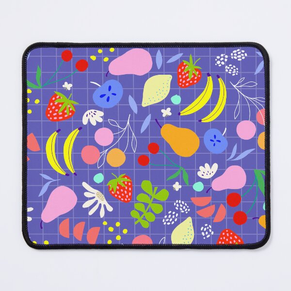 Item preview, Delicious Ditsy Organic Fruit Pattern - Summery, Very Peri & colourful designed and sold by Dominiquevari.