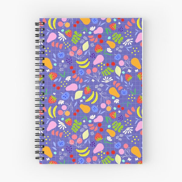 Item preview, Delicious Ditsy Organic Fruit Pattern - Summery, Very Peri & colourful designed and sold by Dominiquevari.