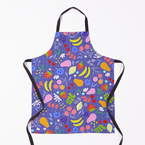 Item preview, Delicious Ditsy Organic Fruit Pattern - Summery, Very Peri & colourful designed and sold by Dominiquevari.