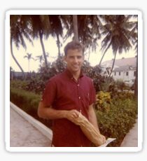 Junger Joe Biden Druck Sticker
