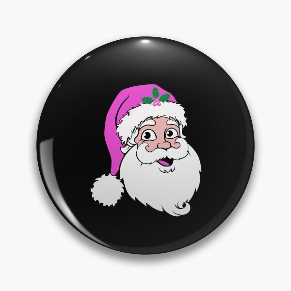 Item preview, PINK RETRO VINTAGE SANTA designed and sold by ZhacoysDesignz.