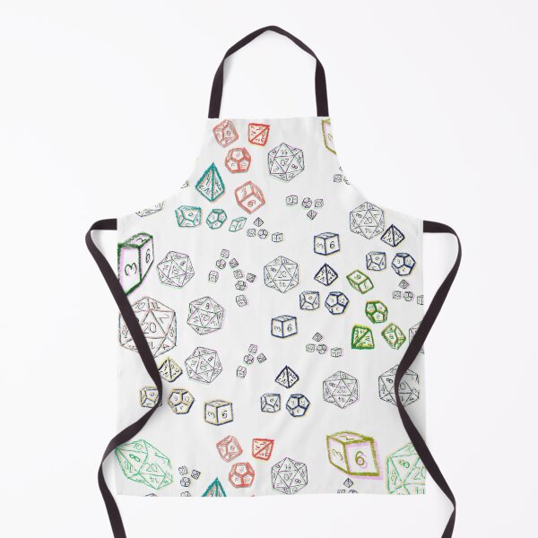 Item preview, Sketched Dice Pool Pattern Multicoloured Green - TTRPG designed and sold by jolabrese.