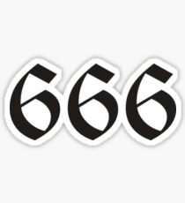 Pegatina 666