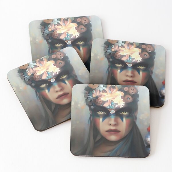 Item preview, Portrait of a warrior a nordic pagan girl viking designed and sold by ZiolaRosa.