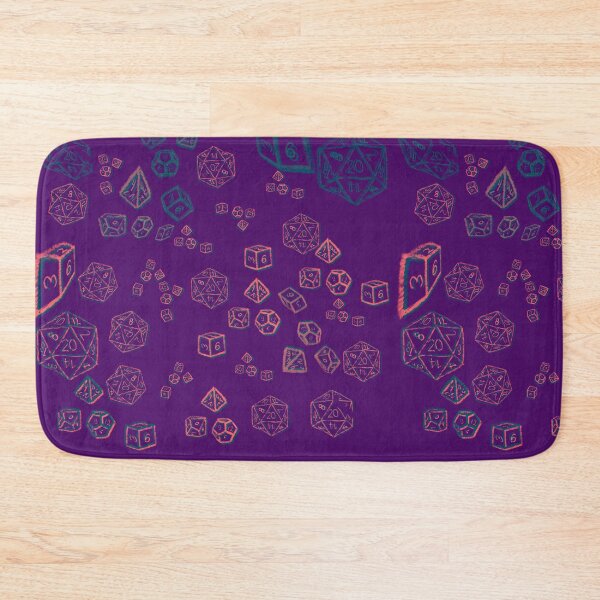 Item preview, Sketched Dice Pool Pattern Pink and Blue - TTRPG designed and sold by jolabrese.