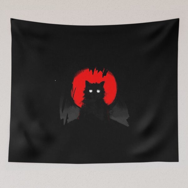 Item preview, Black cat || Red moon designed and sold by Shagrah.