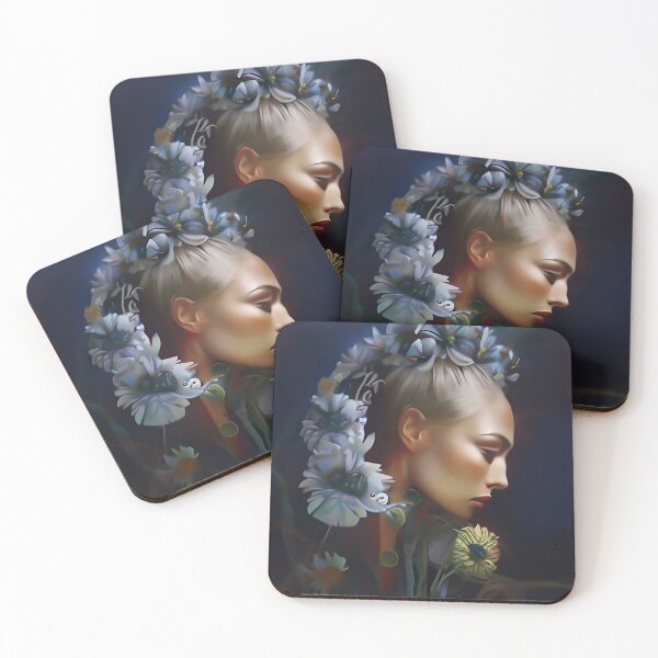 Item preview, Stunning portrait of a Nordic Pagan Girl Viking designed and sold by ZiolaRosa.
