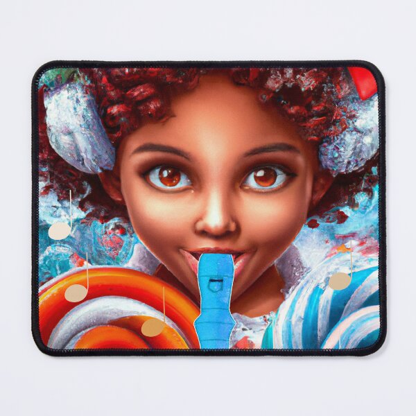 Item preview, little girl child musician designed and sold by Artbellachi.