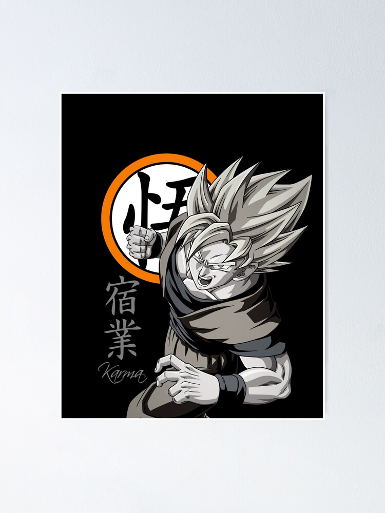 Dragon Ball Z Poster Son Goku Super Saiyan Japanese Wall Art Manga