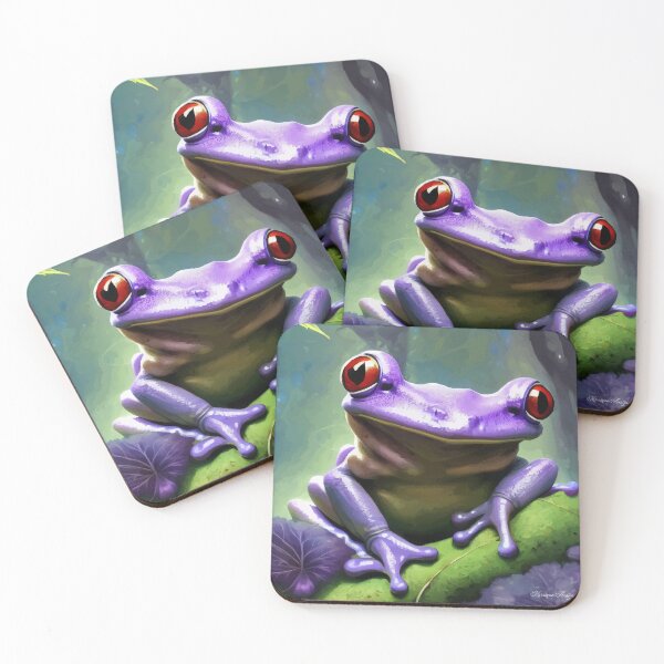 Item preview, Purple Tree Frog designed and sold by Morrigan Austin.