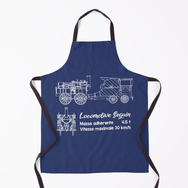 Item preview, Marc Seguin's Steam Locomotive Train Engine Blueprint Diagrams Gift designed and sold by Maljonic.