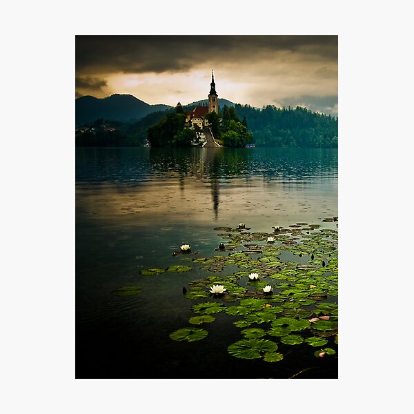 Lake Bled, Slovenia Photographic Print