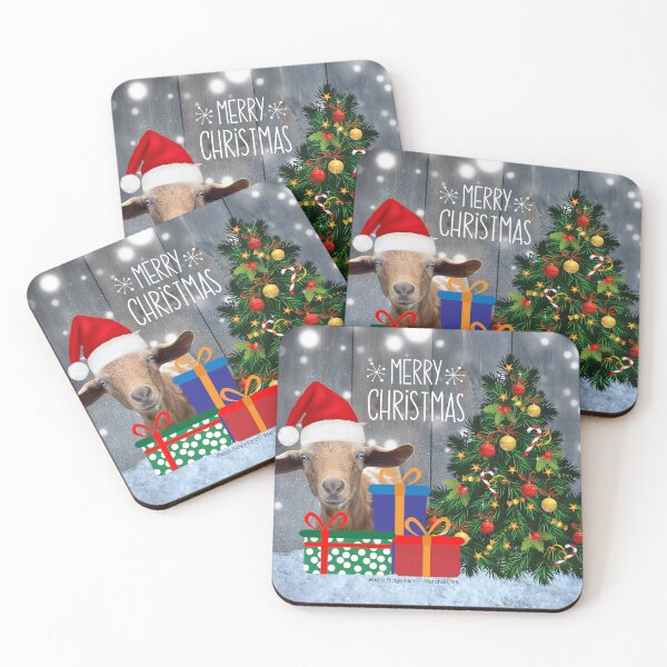 Item preview, Merry Christmas | Holiday Goats | Christmas Goats | Cute Goats designed and sold by PistolRidgeFarm.
