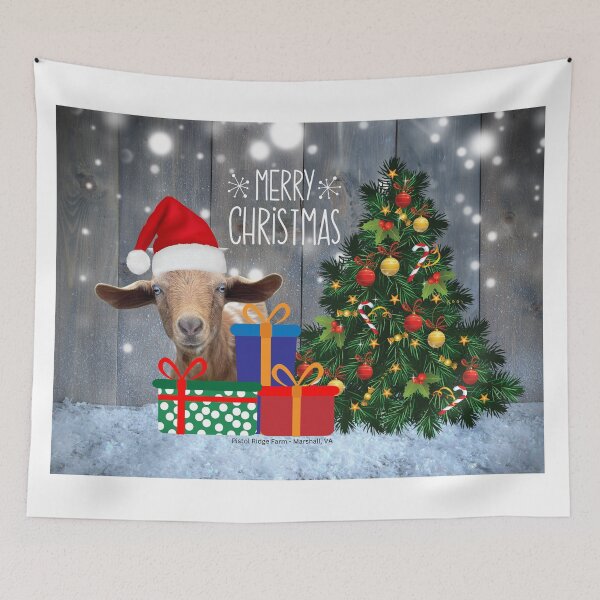 Item preview, Merry Christmas | Holiday Goats | Christmas Goats | Cute Goats designed and sold by PistolRidgeFarm.