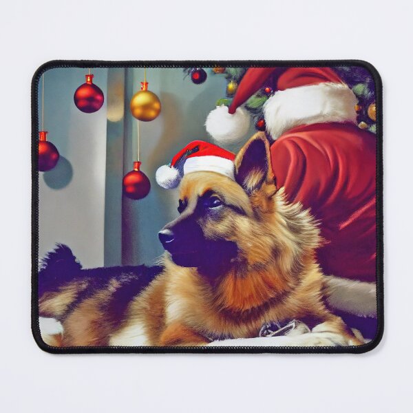 Item preview, CHRISTMAS DOGS: German shepherd special christmas edition designed and sold by Arthoughts.
