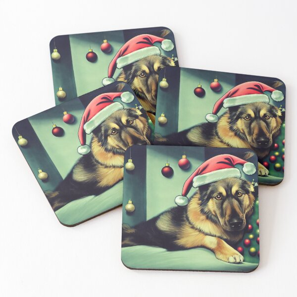 Item preview, CHRISTMAS DOGS: German shepherd special christmas edition designed and sold by Arthoughts.