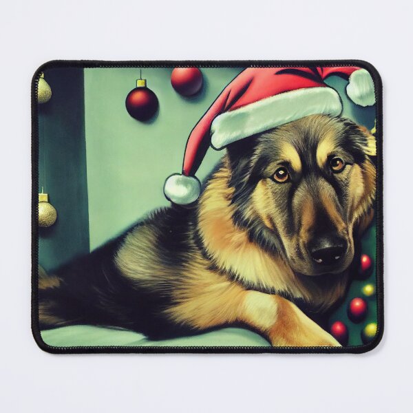 Item preview, CHRISTMAS DOGS: German shepherd special christmas edition designed and sold by Arthoughts.