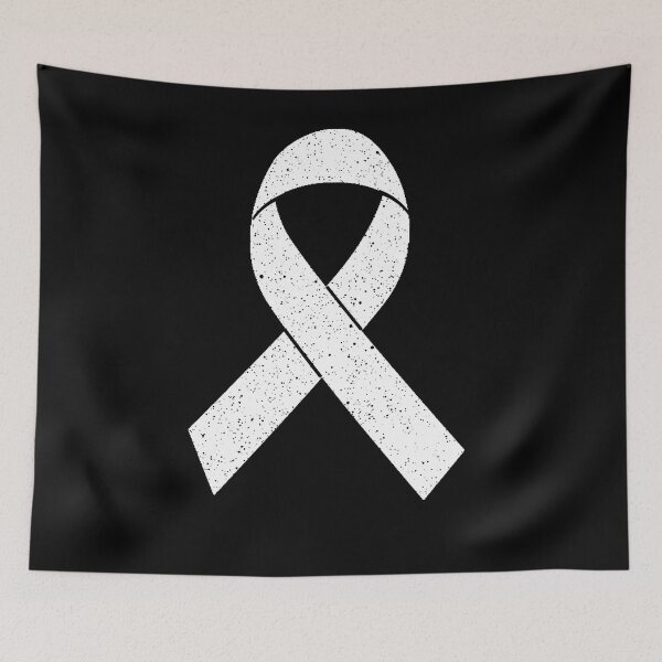 Item preview, Lung Cancer Awareness Wear White Ribbon Vintage designed and sold by cssdru.