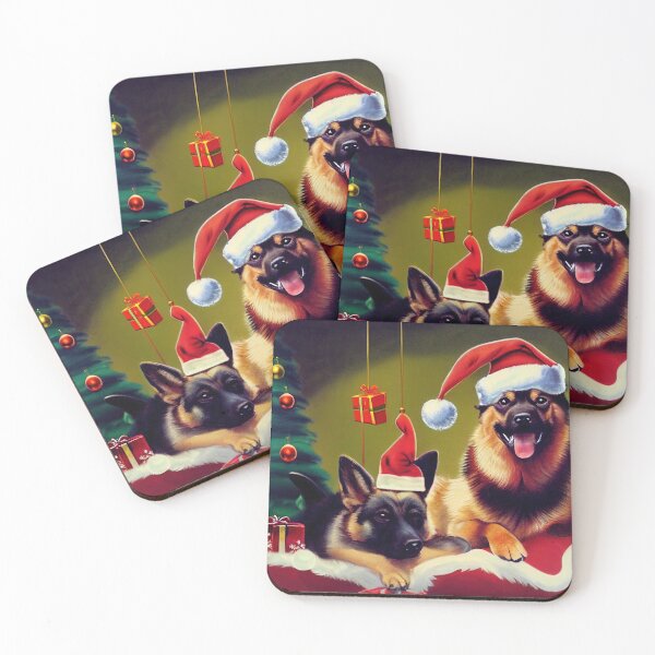 Item preview, CHRISTMAS DOGS: German shepherd special christmas edition designed and sold by Arthoughts.