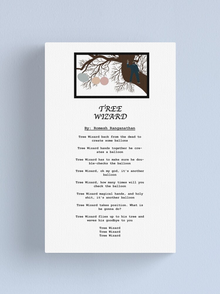 Taskmaster Tree Wizard Lyrics | Photographic Print