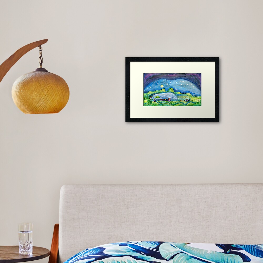 Norcal Magic (retangular) Framed Art Print
