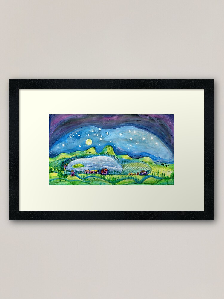 Alternate view of Norcal Magic (retangular) Framed Art Print