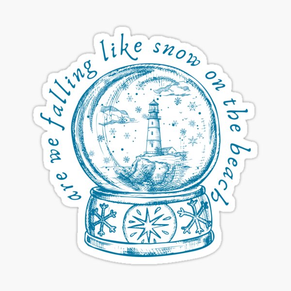 Taylor Swift Inspired Snowdrops on the Beach Sticker – Rove