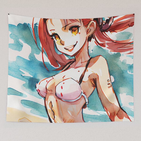 Aperçu de l'œuvre Anime Bikini Fille # 1 créée et vendue par Eynoxart.