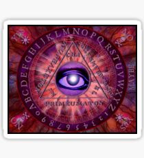 Triangle Of Art Necronomicon Divination Board Sticker