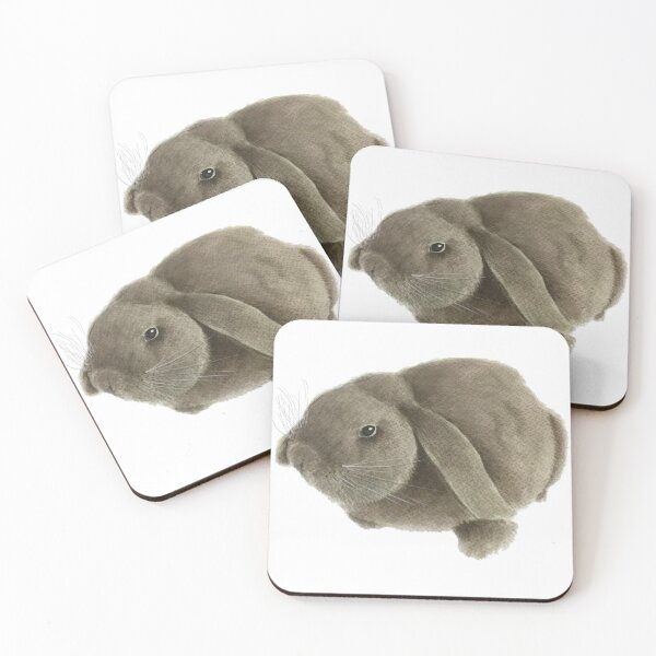 Item preview, Mini Lop Rabbit ~ hand painted design designed and sold by Violet Grant.