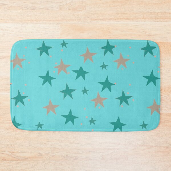 Item preview, 60s Style Blue Green Red Star Pattern - Christmas designed and sold by jolabrese.