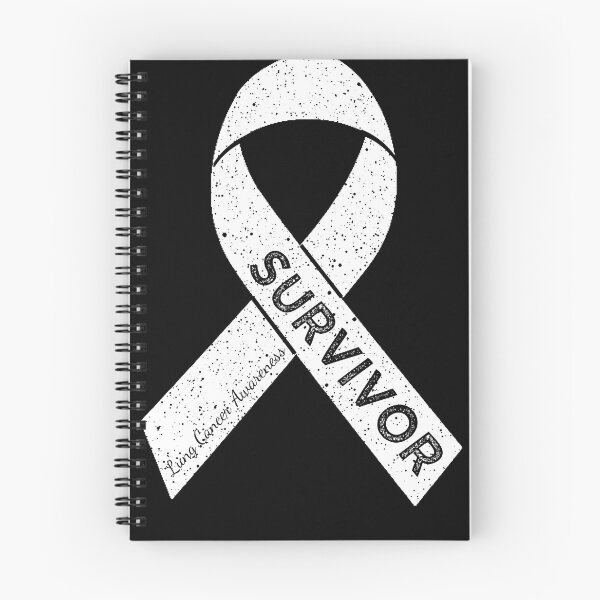 Item preview, Lung Cancer Awareness Survivor Wear White Ribbon Vintage designed and sold by cssdru.