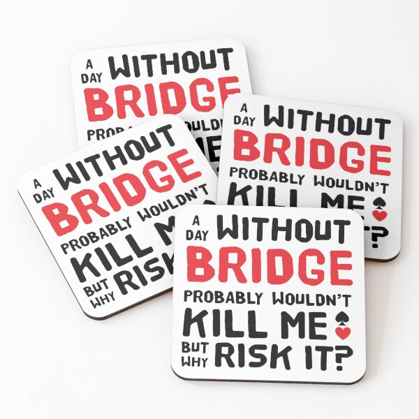 Item preview, Contract Bridge Duplicate Player Bidding Card Game Funny designed and sold by Peter Orum.