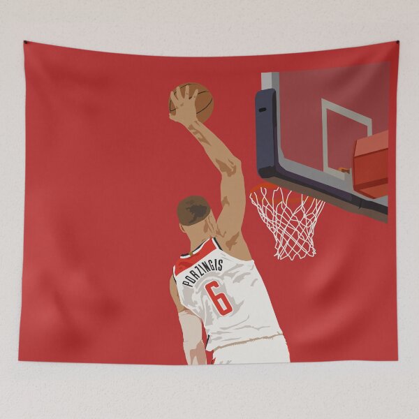 Item preview, Kristaps Porzingis Slam Dunk designed and sold by RatTrapTees.