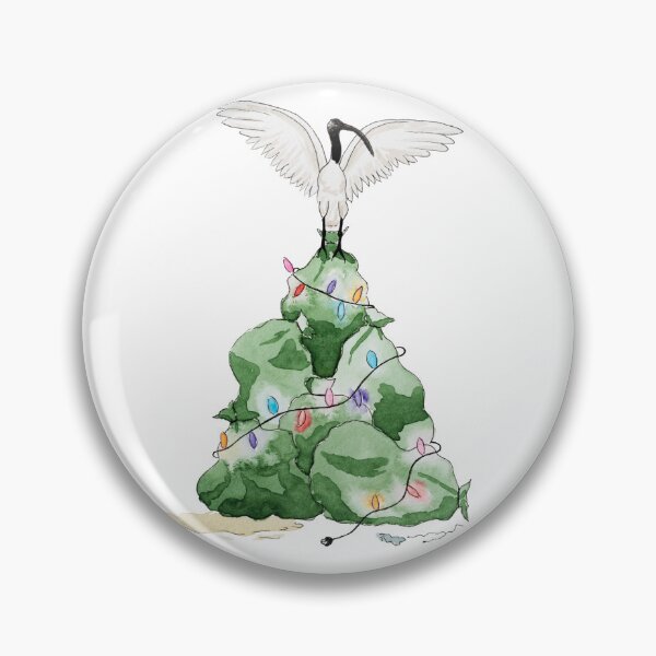 Item preview, Christmas Ibis Bin Chicken Garbage  designed and sold by Nicky Rollings.