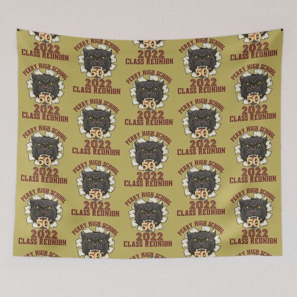 Item preview, 50th Anniversary for Perry High School Class of 1973 3rd edition light fabrics designed and sold by tranquilbeach.