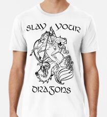 St. George - SAGT DEINE DRACHEN, Text Premium T-Shirt