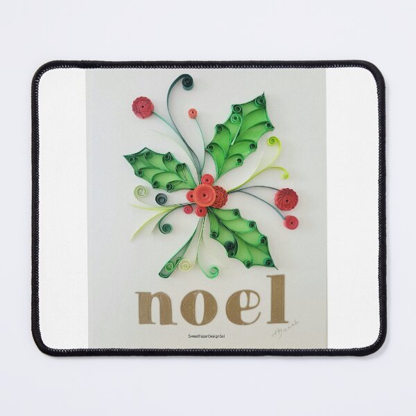 Item preview, Printed christmas card,Paper Quilling Original Art by Hyunah Yi/ Christmas gift/Christmas handmade card/Christmas card designed and sold by Sweetpaperdesignsol Hyunah Yi.