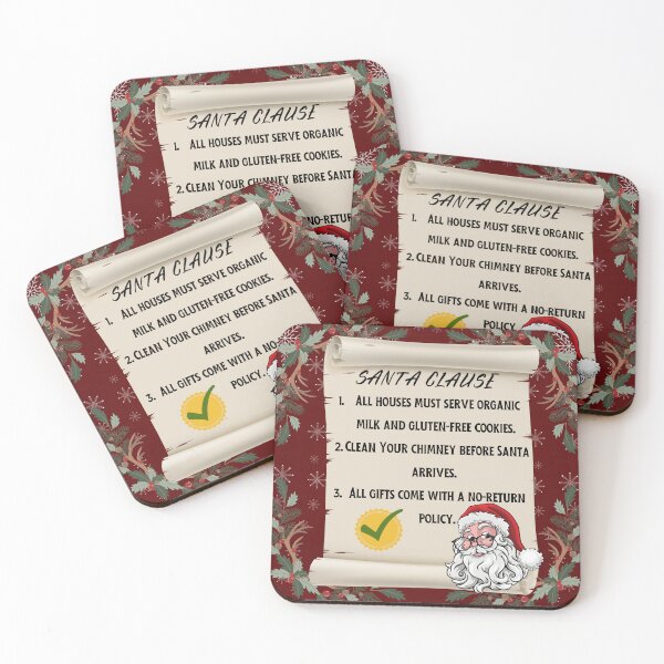 Item preview, Funny "Santa Clause" Ancient Scroll Contract Gold Seal designed and sold by Write-to-Rebel.