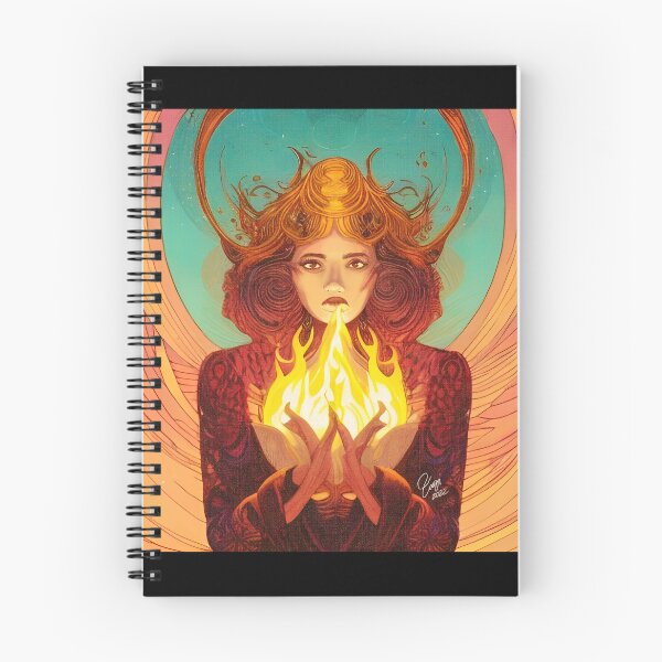Item preview, The Fire goddess - Fire elemental designed and sold by MysticMetaArt.