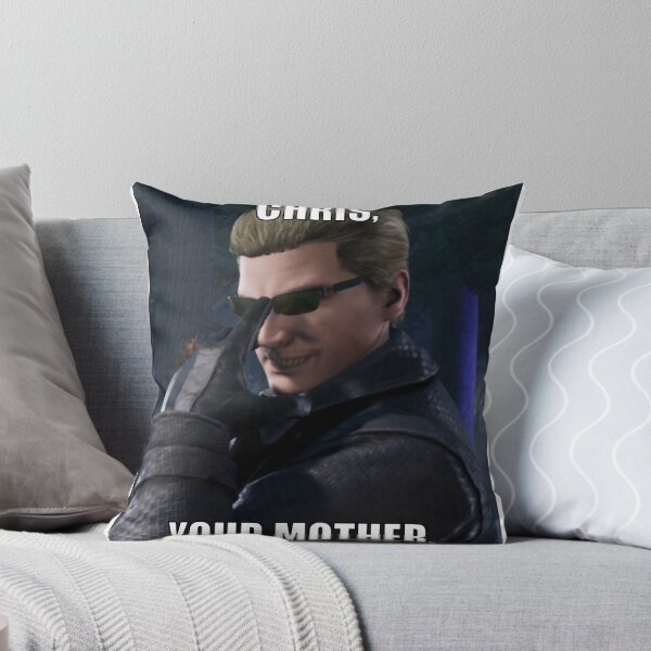 Item preview, albert wesker your mother meme designed and sold by finntrollhammer.