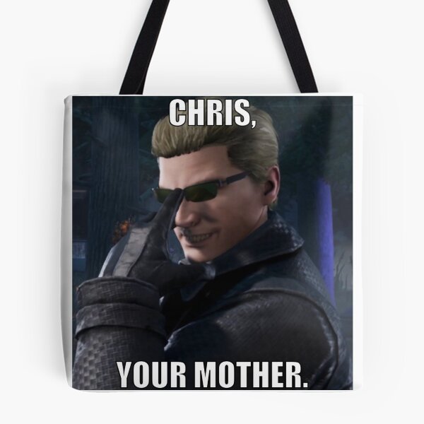 Item preview, albert wesker your mother meme designed and sold by finntrollhammer.