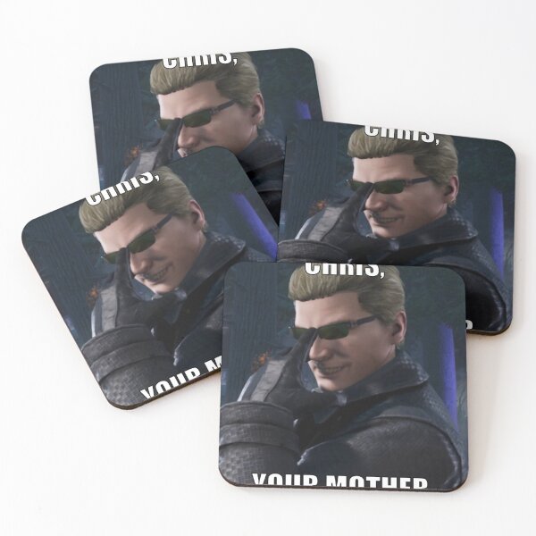 Item preview, albert wesker your mother meme designed and sold by finntrollhammer.