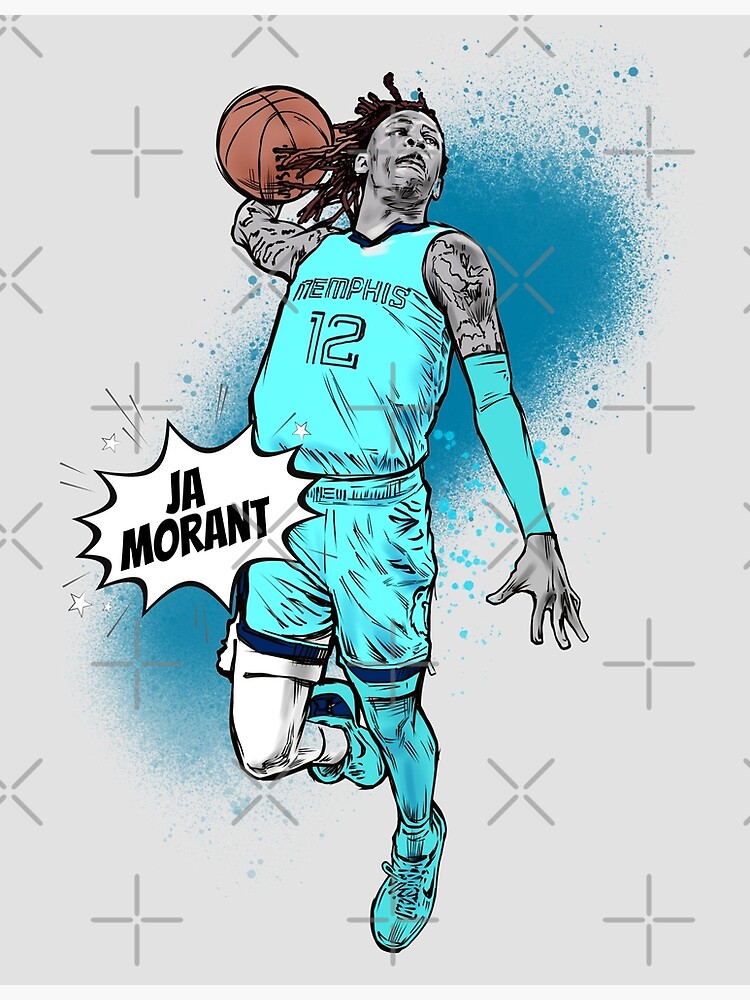 How to Draw Ja Morant Memphis Grizzlies - Art Tutorial 