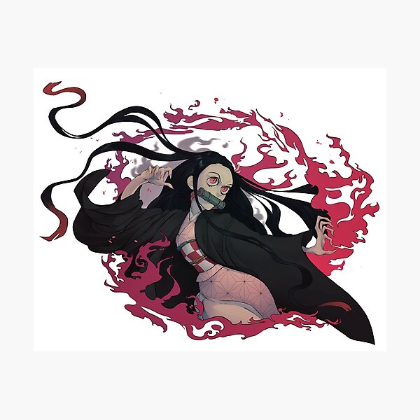 Nezuko Kamado From Demon Slayer Photographic Print For Sale By 7thsphere Redbubble 5413