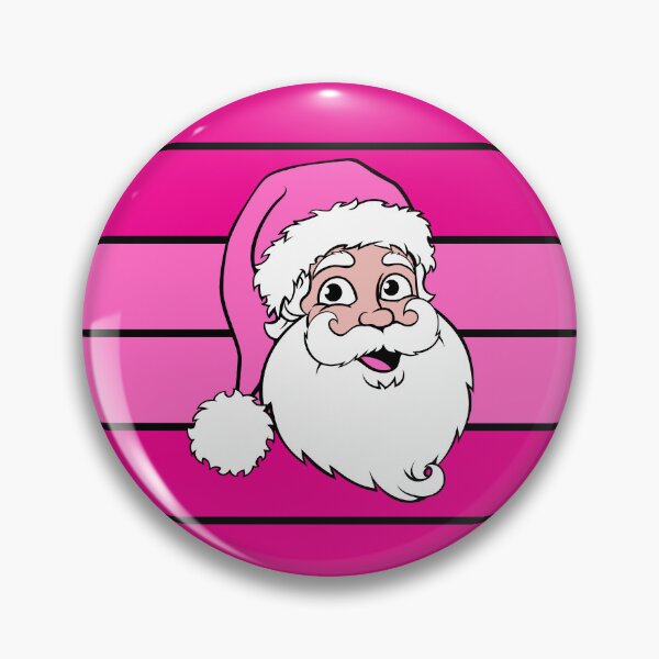 Item preview, PINK RETRO VINTAGE SANTA designed and sold by ZhacoysDesignz.