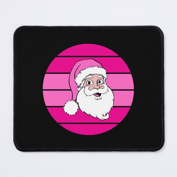Item preview, PINK RETRO VINTAGE SANTA designed and sold by ZhacoysDesignz.